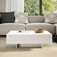 Berkfield Home Elegant Coffee Table High Gloss White