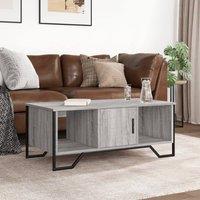 Berkfield Home Durable Coffee Table Grey Sonoma 100x51x40 cm Engineered Wood | Size: 100 x 51 x 40 cm