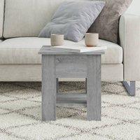 Berkfield Home Modern Coffee Table Grey Sonoma 40x40x42 cm Engineered wood | Size: 40 x 40 x 42 cm