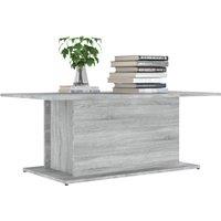 Berkfield Home Decorative Coffee Table Grey Sonoma 102x55.5x40 cm Engineered Wood