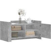 Berkfield Home Durable Coffee Table Concrete Grey 100x50x50 cm Engineered Wood | Size: 100 x 50 x 50 cm