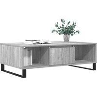 Berkfield Home Decorative Coffee Table Grey Sonoma 104x60x35 cm Engineered Wood | Size: 104 x 60 x 35 cm
