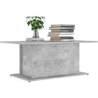 Berkfield Home Decorative Coffee Table Concrete Grey 102x55.5x40 cm Engineered Wood