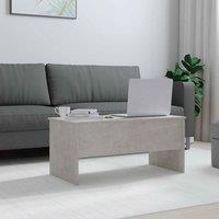 Berkfield Home Modern Coffee Table Concrete Grey 102x50.5x46.5 cm Engineered Wood