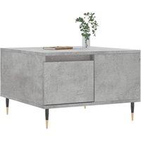 Berkfield Home Modern Coffee Table Concrete Grey 55x55x36.5 cm Engineered Wood