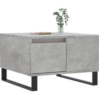 Berkfield Home Modern Coffee Table Concrete Grey 55x55x36.5 cm Engineered Wood