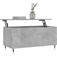 Berkfield Home Modern Coffee Table Concrete Grey 90x44.5x45 cm Engineered Wood