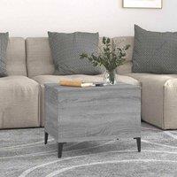 Berkfield Home Decorative Coffee Table Grey Sonoma 60x44.5x45 cm Engineered Wood