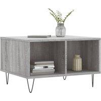 Berkfield Home Modern Coffee Table Grey Sonoma 60x50x36.5 cm Engineered Wood