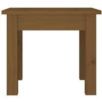 Berkfield Home Beautiful Coffee Table Honey Brown 35x35x30 cm Solid Wood Pine | Size: 35 x 35 x 30 cm