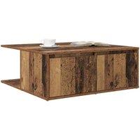 Berkfield Home Modern Coffee Table Old wood 80 x 80 x 31 cm Engineered wood in Brown