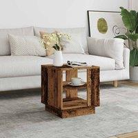 Berkfield Home Durable Coffee Table Old Wood 40x40x43 cm Engineered Wood in Brown | Size: 40 x 40 x 43 cm