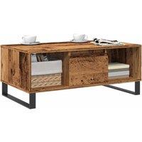 Berkfield Home Durable Coffee Table Old Wood 90x50x36.5 cm Engineered Wood in Brown