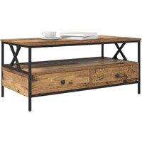 Berkfield Home Modern Coffee Table Old wood 100 x 51 x 45 cm Engineered wood in Brown