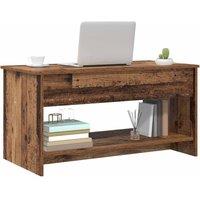 Berkfield Home Modern Coffee Table Old wood 102 x 50 x 52.5 cm Engineered wood in Brown