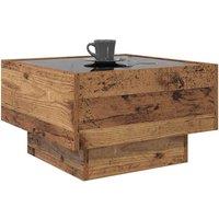 Berkfield Home Decorative Coffee Table Old wood 50 x 50 x 30 cm Engineered wood in Brown