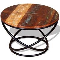 Berkfield Home Beautiful Coffee Table Solid Reclaimed Wood 60x60x40 cm | Size: 60 x 60 x 40 cm