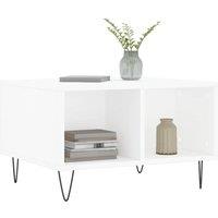 Berkfield Home Modern Coffee Table White 60x50x36.5 cm Engineered Wood