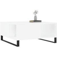 Berkfield Home Modern Coffee Table White 80x80x36.5 cm Engineered Wood