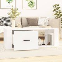 Berkfield Home Decorative Coffee Table White 100x50.5x35 cm Engineered Wood