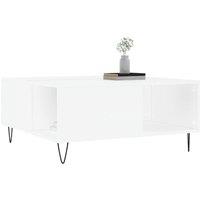 Berkfield Home Modern Coffee Table White 80x80x36.5 cm Engineered Wood