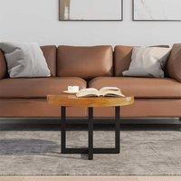Berkfield Home Luxurious Coffee Table Teak Resin 60 cm