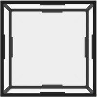 Berkfield Home Durable Coffee Table Transparent 60x60x35 cm Tempered Glass in Clear | Size: 60 x 60 x 35 cm
