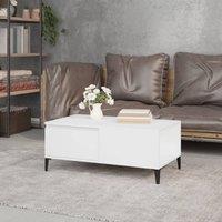 Berkfield Home Sturdy Coffee Table White 90x50x36.5 cm Engineered Wood