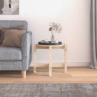 Berkfield Home Beautiful Coffee Table 52.5x45 cm Solid Wood Pine in Light Brown
