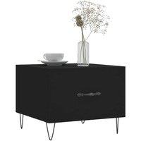 Berkfield Home Decorative Coffee Tables 2 pcs Black 50x50x40 cm Engineered Wood | Size: 50 x 50 x 40 cm