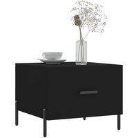 Berkfield Home Decorative Coffee Tables 2 pcs Black 50x50x40 cm Engineered Wood | Size: 50 x 50 x 40 cm