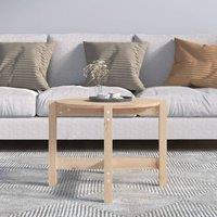 Berkfield Home Beautiful Coffee Table 62.5x45 cm Solid Wood Pine in Light Brown
