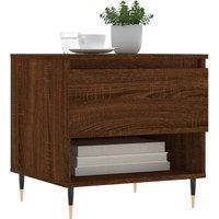Berkfield Home Modern Coffee Tables 2 pcs Brown Oak 50x46x50 cm Engineered Wood | Size: 50 x 46 x 50 cm