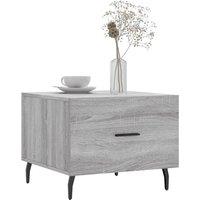 Berkfield Home Decorative Coffee Tables 2 pcs Grey Sonoma 50x50x40 cm Engineered Wood | Size: 50 x 50 x 40 cm