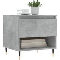 Berkfield Home Modern Coffee Tables 2 pcs Concrete Grey 50x46x50 cm Engineered Wood | Size: 50 x 46 x 50 cm
