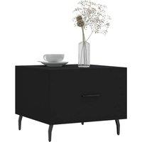 Berkfield Home Decorative Coffee Tables 2 pcs Black 50x50x40 cm Engineered Wood | Size: 50 x 50 x 40 cm