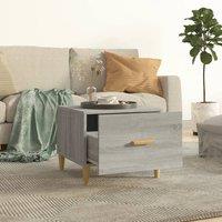Berkfield Home Sturdy Coffee Tables 2 pcs Grey Sonoma 50x50x40 cm Engineered Wood | Size: 50 x 50 x 40 cm