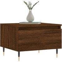Berkfield Home Modern Coffee Tables 2 pcs Brown Oak 50x46x35 cm Engineered Wood | Size: 50 x 46 x 35 cm