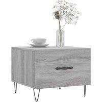 Berkfield Home Decorative Coffee Tables 2 pcs Grey Sonoma 50x50x40 cm Engineered Wood | Size: 50 x 50 x 40 cm