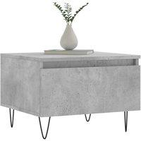 Berkfield Home Modern Coffee Tables 2 pcs Concrete Grey 50x46x35 cm Engineered Wood | Size: 50 x 46 x 35 cm