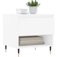 Berkfield Home Modern Coffee Tables 2 pcs White 50x46x50 cm Engineered Wood | Size: 50 x 46 x 50 cm