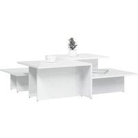 Berkfield Home Decorative Coffee Tables 2 pcs High Gloss White Engineered Wood