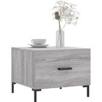 Berkfield Home Decorative Coffee Tables 2 pcs Grey Sonoma 50x50x40 cm Engineered Wood | Size: 50 x 50 x 40 cm