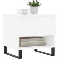 Berkfield Home Modern Coffee Tables 2 pcs White 50x46x50 cm Engineered Wood | Size: 50 x 46 x 50 cm