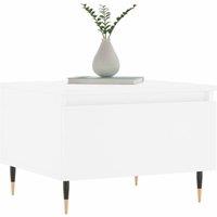 Berkfield Home Modern Coffee Tables 2 pcs White 50x46x35 cm Engineered Wood | Size: 50 x 46 x 35 cm
