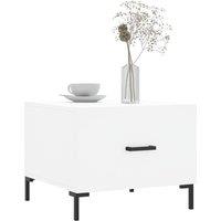 Berkfield Home Decorative Coffee Tables 2 pcs White 50x50x40 cm Engineered Wood | Size: 50 x 50 x 40 cm