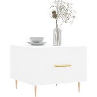 Berkfield Home Decorative Coffee Tables 2 pcs White 50x50x40 cm Engineered Wood | Size: 50 x 50 x 40 cm