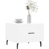 Berkfield Home Decorative Coffee Tables 2 pcs White 50x50x40 cm Engineered Wood | Size: 50 x 50 x 40 cm