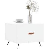Berkfield Home Decorative Coffee Tables 2 pcs White 50x50x40 cm Engineered Wood | Size: 50 x 50 x 40 cm