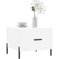Berkfield Home Decorative Coffee Tables 2 pcs White 50x50x40 cm Engineered Wood | Size: 50 x 50 x 40 cm